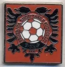 Албанія,федерація футболу,№2 ЕМАЛЬ /Albania football federation enamel pin badge