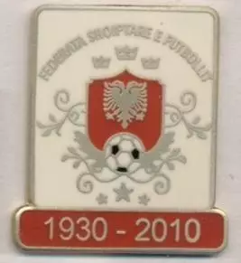 Албанія,федерація футболу,ювілей 80b ЕМАЛЬ/Albania football federation pin badge