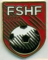 Албанія,федерація футболу,№4 ЕМАЛЬ /Albania football federation enamel pin badge