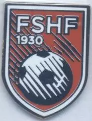 Албанія,федерація футболу,№5 ЕМАЛЬ /Albania football federation enamel pin badge