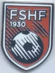 Албанія,федерація футболу,№5 ЕМАЛЬ /Albania football federation enamel pin badge