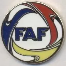 Андорра,федерація футболу,№2 ЕМАЛЬ /Andorra football federation enamel pin badge