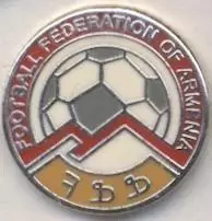 Вірменія,федерація футболу,№1 ЕМАЛЬ/Armenia football federation enamel pin badge