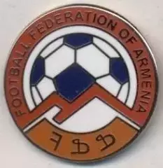 Вірменія,федерація футболу,№2 ЕМАЛЬ/Armenia football federation enamel pin badge