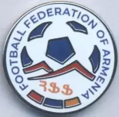 Вірменія,федерація футболу,№4 ЕМАЛЬ/Armenia football federation enamel pin badge