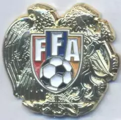 Вірменія, федерація футболу, №3 важмет / Armenia football federation pin badge