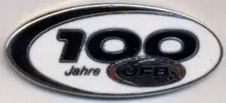 Австрія,федерація футболу,ювілей 100 ЕМАЛЬ/Austria football federation pin badge