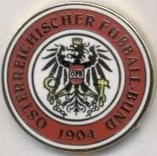Австрія,федерація футболу,№2 ЕМАЛЬ /Austria football federation enamel pin badge