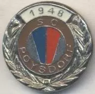 футбольний клуб Пойсдорф (Австрія) важмет / SC Poysdorf, Austria football badge