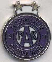 футбол.клуб Аустрія Відень (Австрія)3 ЕМАЛЬ / FK Austria Wien football pin badge
