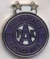 футбол.клуб Аустрія Відень (Австрія)3 ЕМАЛЬ / FK Austria Wien football pin badge