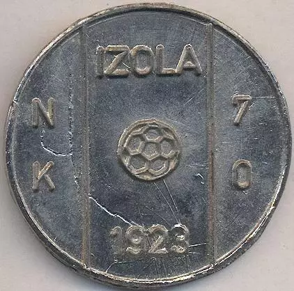 футбольний клуб Ізола (Словенія)1 важмет / NK Izola,Slovenia football pin badge