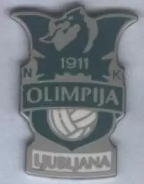 футбол.клуб Олімпія Л.(Словенія)1 ЕМАЛЬ/Olimpija Ljubljana,Slovenia football pin