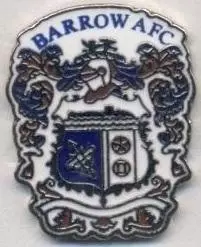футбол.клуб Барроу (Англія)1 ЕМАЛЬ /Barrow AFC,England football enamel pin badge
