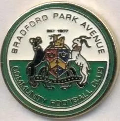 футбол.клуб Бредфорд П.А.(Англія ЕМАЛЬ/Bradford Park Avenue,England football pin