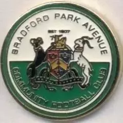 футбол.клуб Бредфорд П.А.(Англія ЕМАЛЬ/Bradford Park Avenue,England football pin