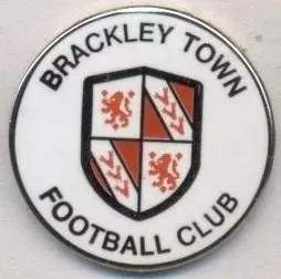 футбол.клуб Бреклі (Англія) ЕМАЛЬ / Brackley Town FC, England football pin badge