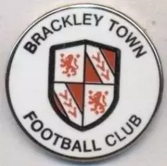 футбол.клуб Бреклі (Англія) ЕМАЛЬ / Brackley Town FC, England football pin badge
