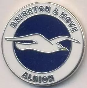 футбол.клуб Брайтон (Англія) ЕМАЛЬ / Brighton & Hove Albion,England football pin