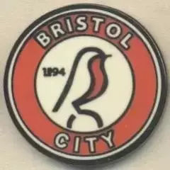 футбол.клуб Бристоль Сіті (Англія3 ЕМАЛЬ/Bristol City,England football pin badge