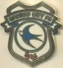 футбол.клуб Кардіфф Сіті (Уельс->Англія6 ЕМАЛЬ/Cardiff City,England football pin