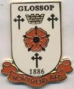 футбол.клуб Глоссоп (Англія)1 ЕМАЛЬ / Glossop North End AFC,England football pin