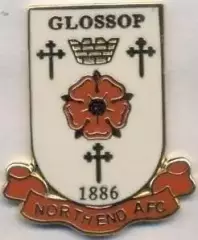 футбол.клуб Глоссоп (Англія)1 ЕМАЛЬ / Glossop North End AFC,England football pin