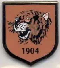 футбол.клуб Халл Сіті (Англія)2 ЕМАЛЬ / Hull City FC, England football pin badge