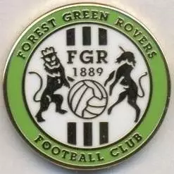 футбол.клуб Форест Грін (Англія)2 ЕМАЛЬ/Forest Green Rovers,England football pin