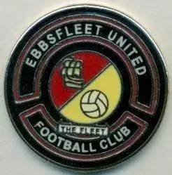 футбол.клуб Еббсфліт (Англія) ЕМАЛЬ /Ebbsfleet United,England football pin badge