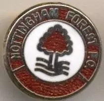футбол.клуб Ноттінгем Ф.(Англія)1 ЕМАЛЬ/Nottingham Forest,England football badge