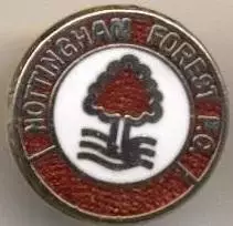 футбол.клуб Ноттінгем Ф.(Англія)1 ЕМАЛЬ/Nottingham Forest,England football badge