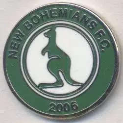 футбол.клуб Нью Богеміенс (Англія)2 ЕМАЛЬ /New Bohemians FC,England football pin