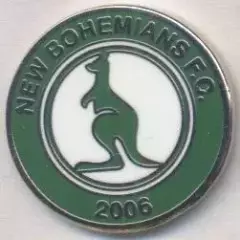 футбол.клуб Нью Богеміенс (Англія)2 ЕМАЛЬ /New Bohemians FC,England football pin