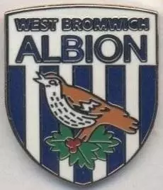 футбол.клуб Вест Бромвіч (Англія)2 ЕМАЛЬ/West Bromwich Alb.,England football pin