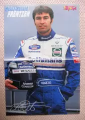 постер А3 формула-1 Френтцен (Німеччина) / H-H.Frentzen,Germany F-1 pilot poster