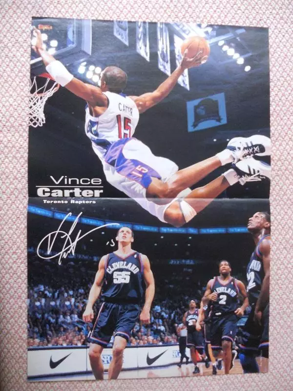 постер А3 баскетбол Вінс Картер (НБА-США /Vince Carter basketball NBA-USA poster