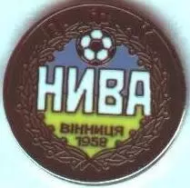 футбол.клуб Нива Вінниця (Україна)1 ЕМАЛЬ / Nyva Vinnytsya, Ukraine football pin