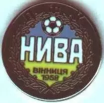 футбол.клуб Нива Вінниця (Україна)1 ЕМАЛЬ / Nyva Vinnytsya, Ukraine football pin