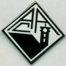 футбол.клуб Акад.Коїмбра (Португалія)2 ЕМАЛЬ /Acad.Coimbra,Portugal football pin
