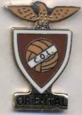 футбол.клуб Орієнтал (Португалія)2 ЕМАЛЬ / Oriental Lisboa,Portugal football pin