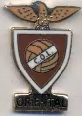 футбол.клуб Орієнтал (Португалія)2 ЕМАЛЬ / Oriental Lisboa,Portugal football pin