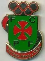 футбол.клуб Пасуш Ферр.(Португалія)2 ЕМАЛЬ /Pacos Ferreira,Portugal football pin