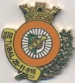 футбол.клуб Віт.Сетубал (Португалія2 ЕМАЛЬ/Vitoria Setubal,Portugal football pin