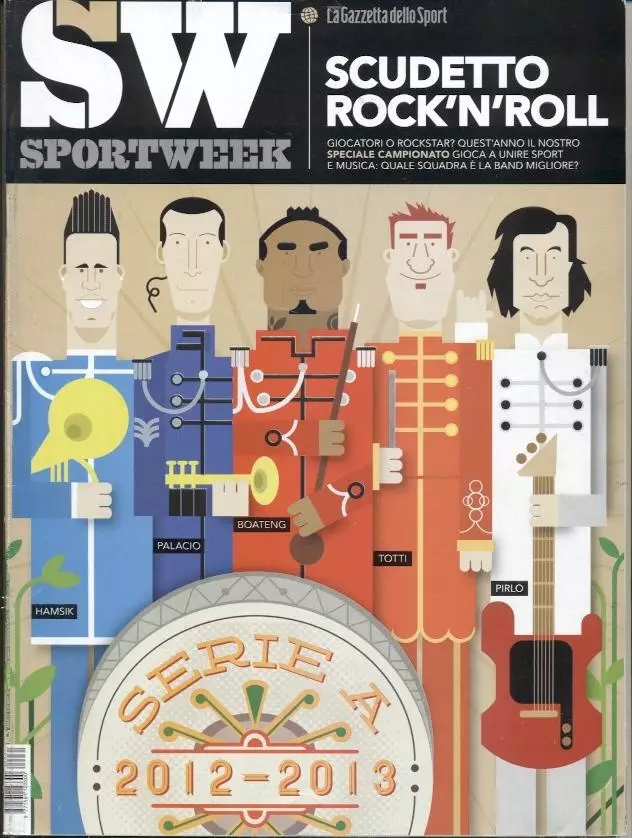 Італія, чемпіонат 2012-13,спецвидання Gazzetta dello Sport Serie A Italy preview