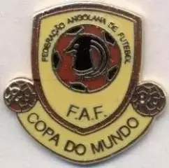 Ангола, федерація футболу,№1 ЕМАЛЬ / Angola football federation enamel pin badge