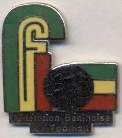 Бенін, федерація футболу, ЕМАЛЬ, №1 / Benin football federation enamel pin badge