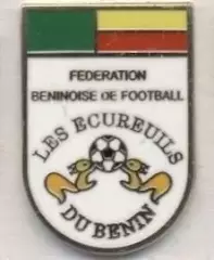 Бенін, федерація футболу, ЕМАЛЬ, №3 / Benin football federation enamel pin badge
