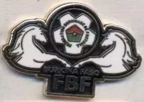 Буркіна-Фасо,федерація футболу2 ЕМАЛЬ/Burkina Faso football federation pin badge
