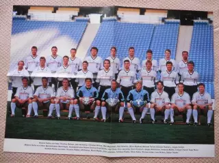 постер А2 футбол зб.Німеччина 1996 /Germany champ. national football team poster